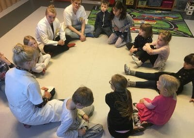 Olipa kerran lapsi -työpaja eskariryhmälle 12.2.2019